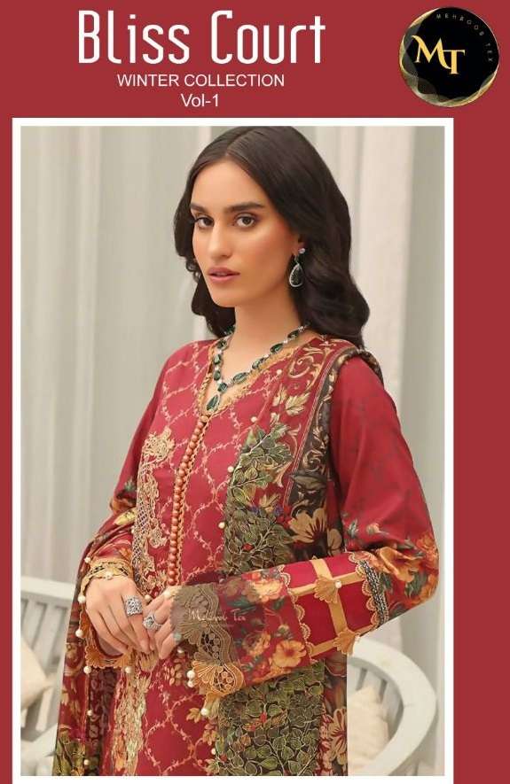 MEHBOOB TEX BLISS COURT WINTER COLLECTION VOL 1