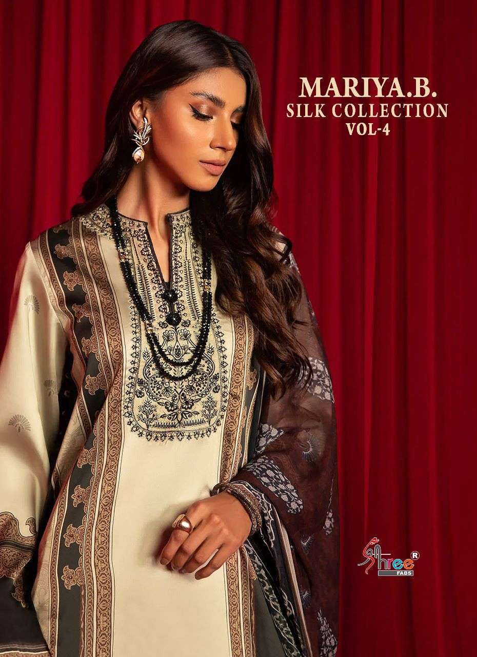 SHREE FABS MARIA B SILK COLLECTION VOL 4