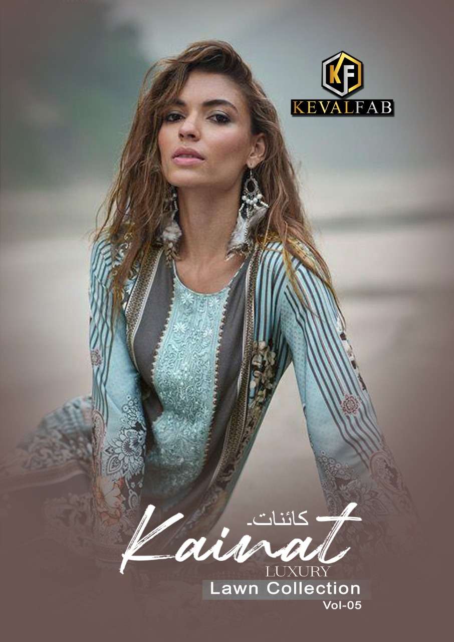 KEVAL FAB KAINAT LUXURY LAWN COLLECTION VOL 5