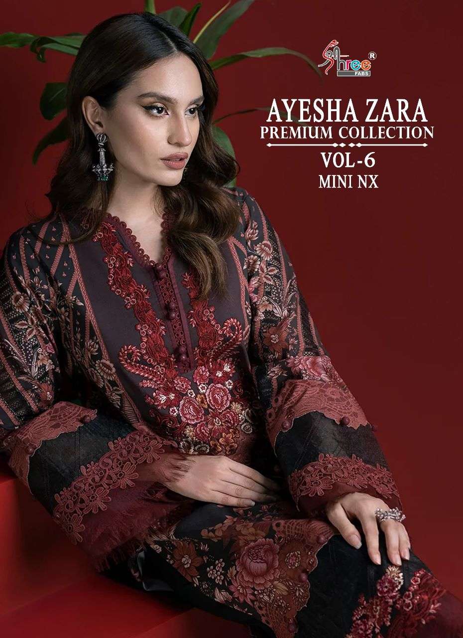 SHREE FABS AYESHA ZARA VOL 6 MINI NX