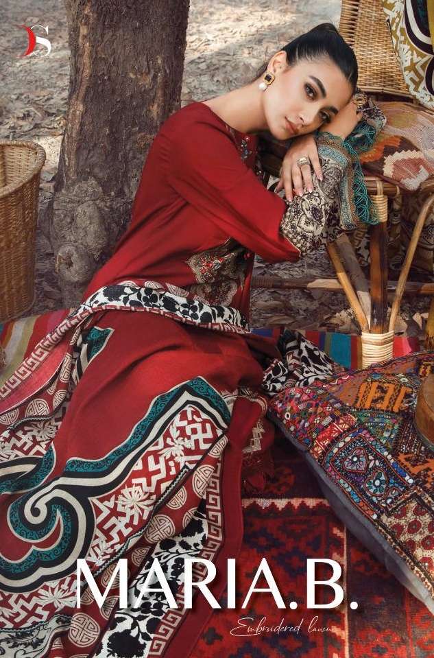 DEEPSY SUITS MARIA B EMBROIDERED LAWN