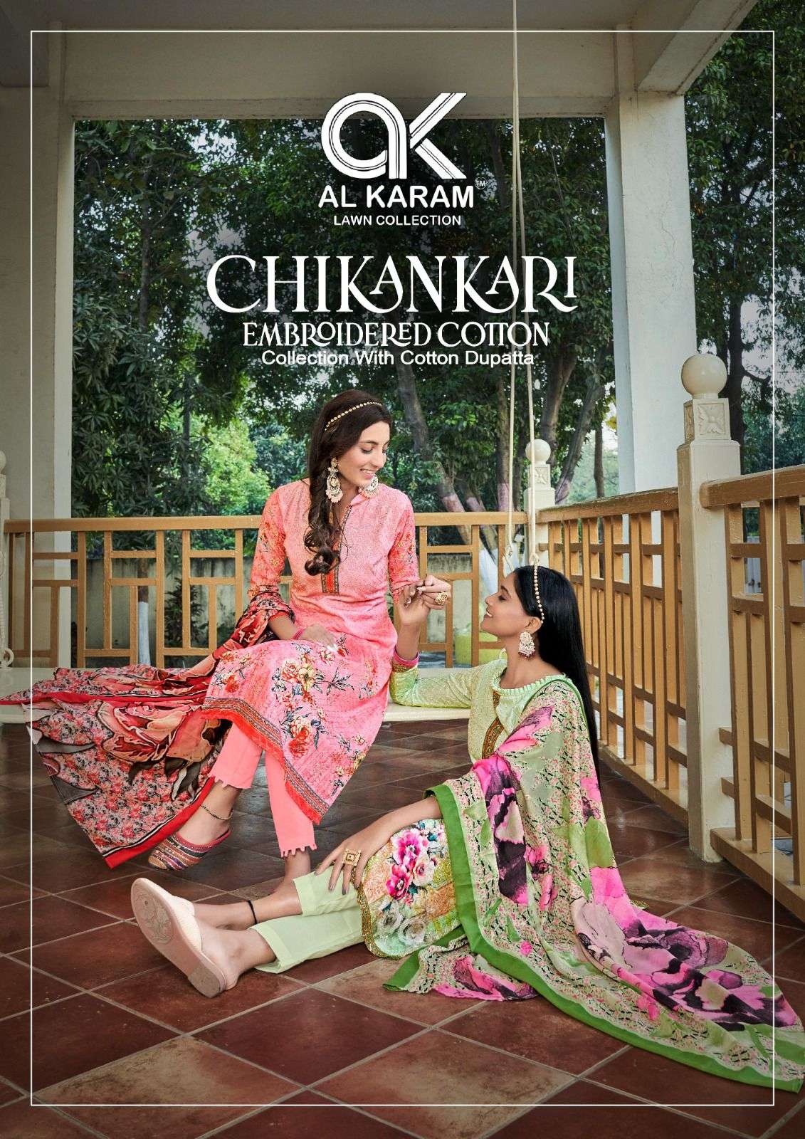 AL KARAM CHIKANKARI EMBROIDERED COTTON COLLECTION