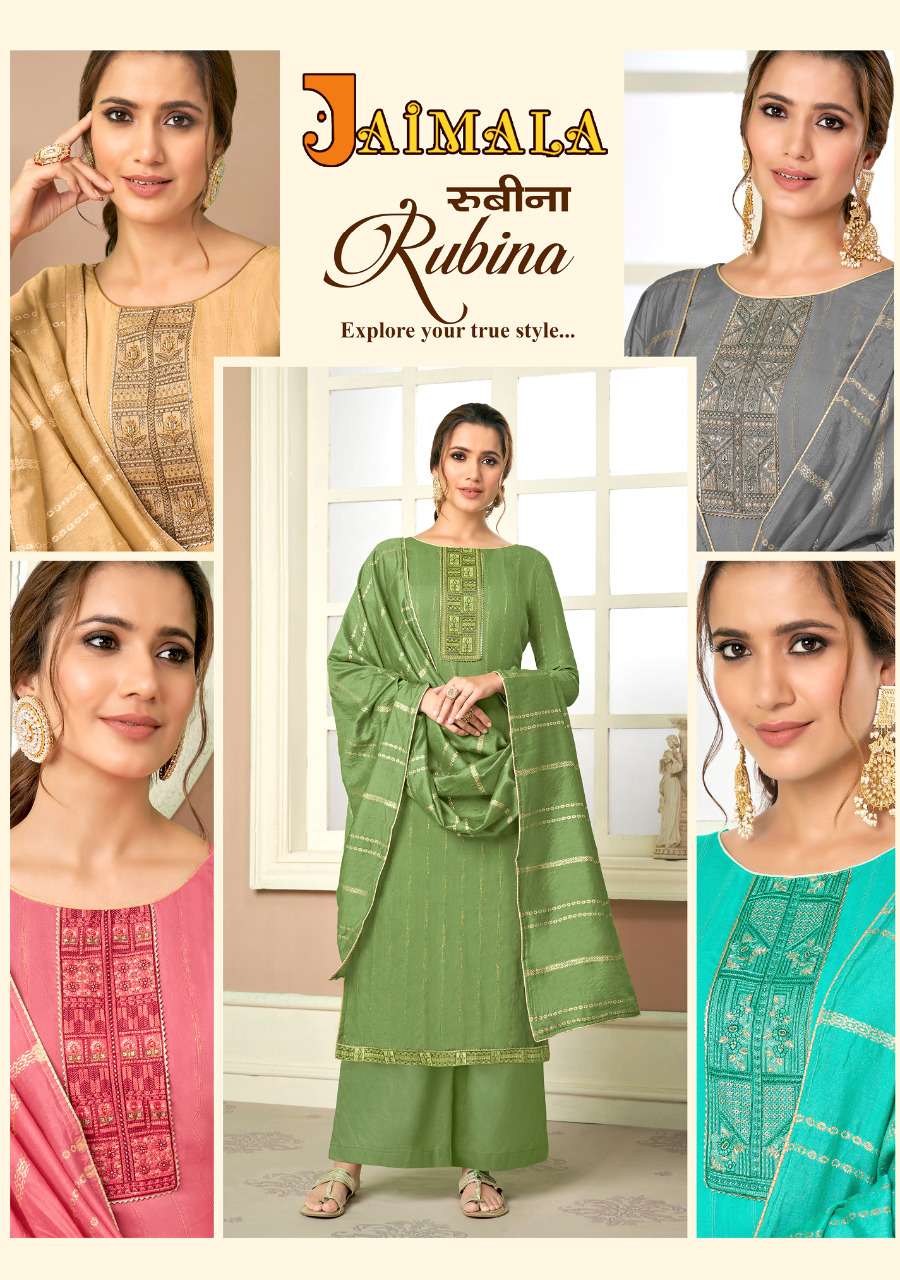 ALOK SUITS JAIMALA RUBINA 