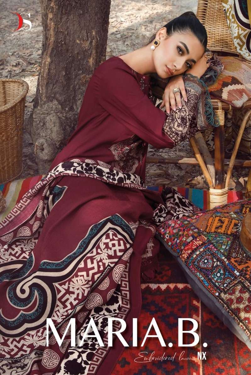  DEEPSY SUITS MARIA B EMBROIDERED LAWN NX