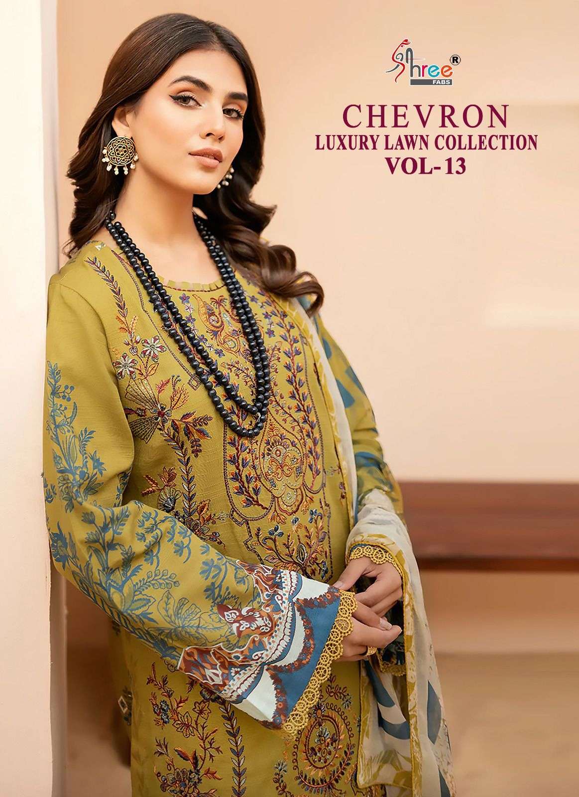 SHREE FAB CHEVRON LUXURY LAWN COLLECTION VOL 13 