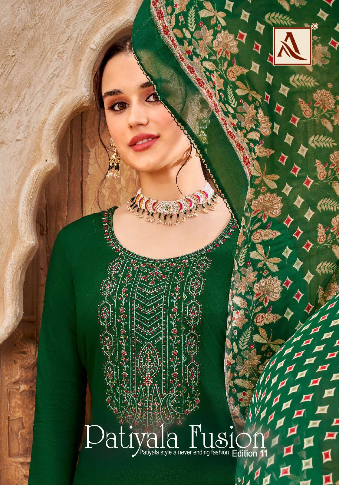 ALOK SUITS PATIYALA FUSION VOL 10 SERIES 2