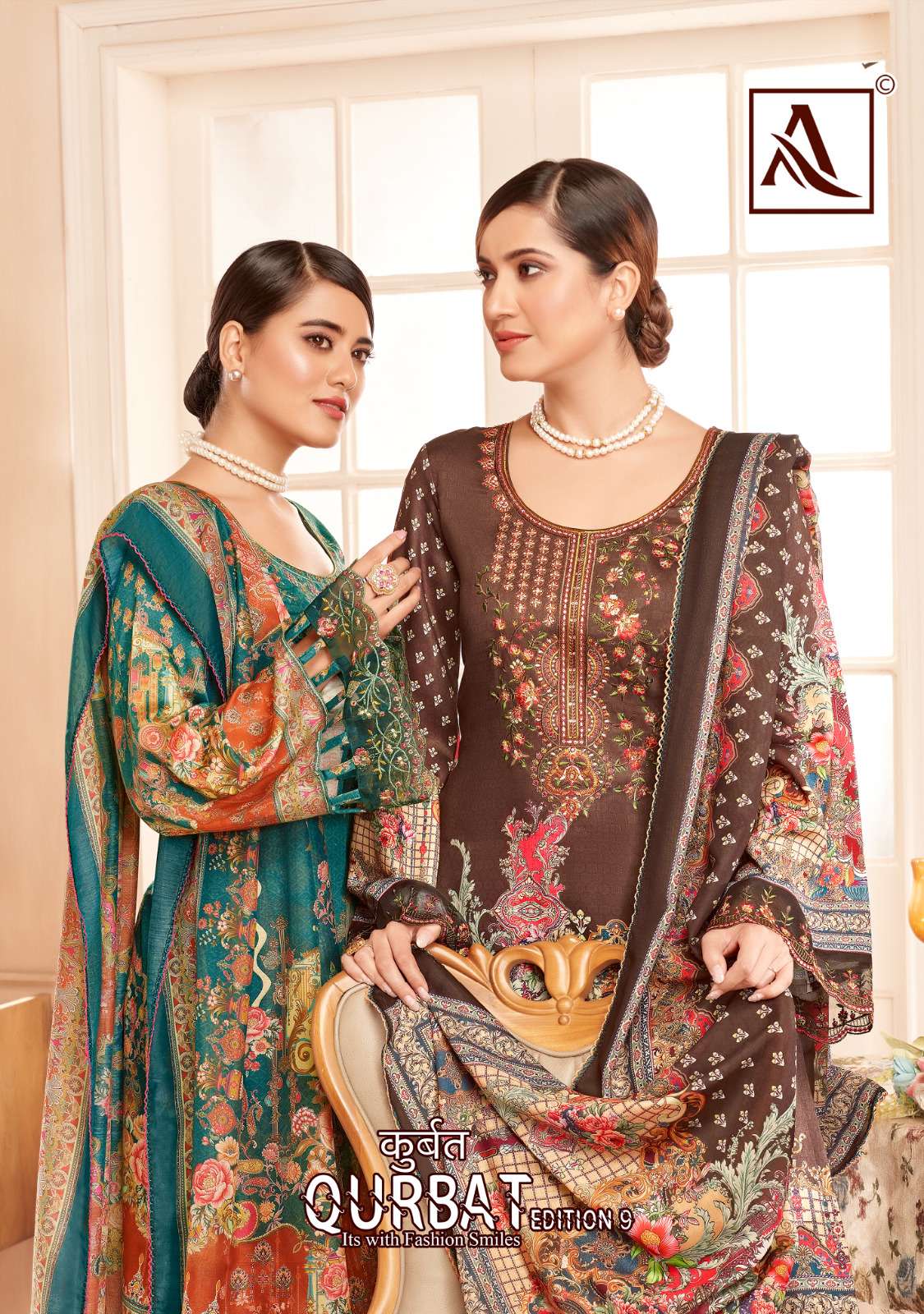 ALOK SUITS QURBAT VOL 9 
