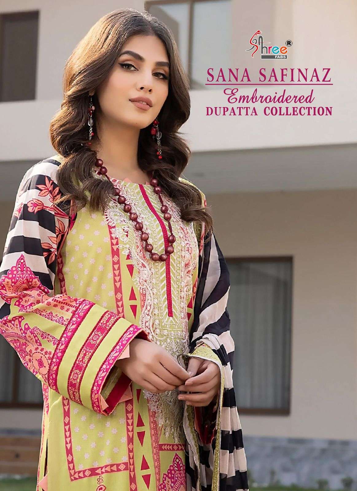 SHREE FABS SANA SAFINAZ EMBROIDERED DUPATTA COLLECTION