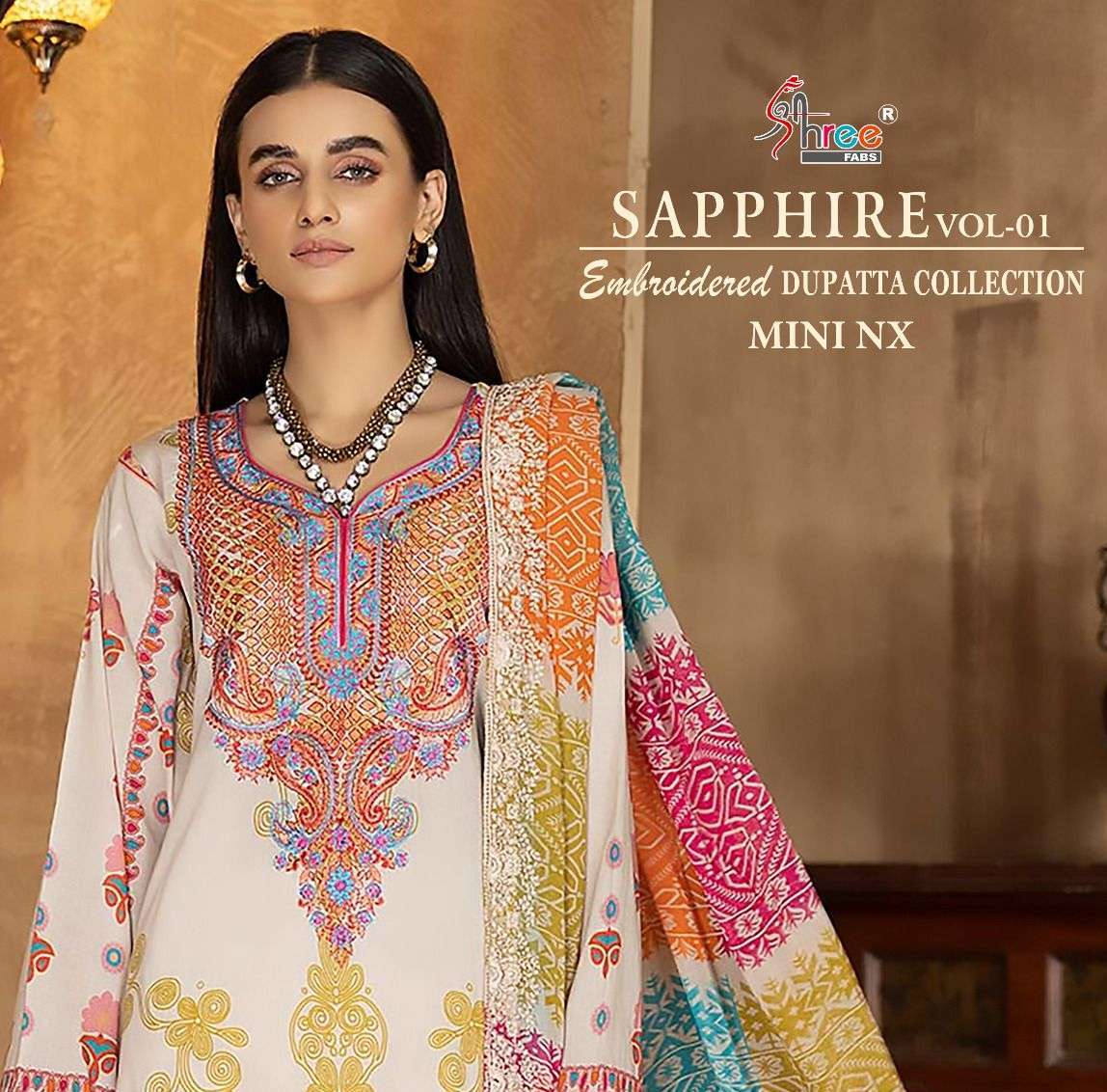 SHREE FABS SAPPHIRE VOL 1 MINI NX