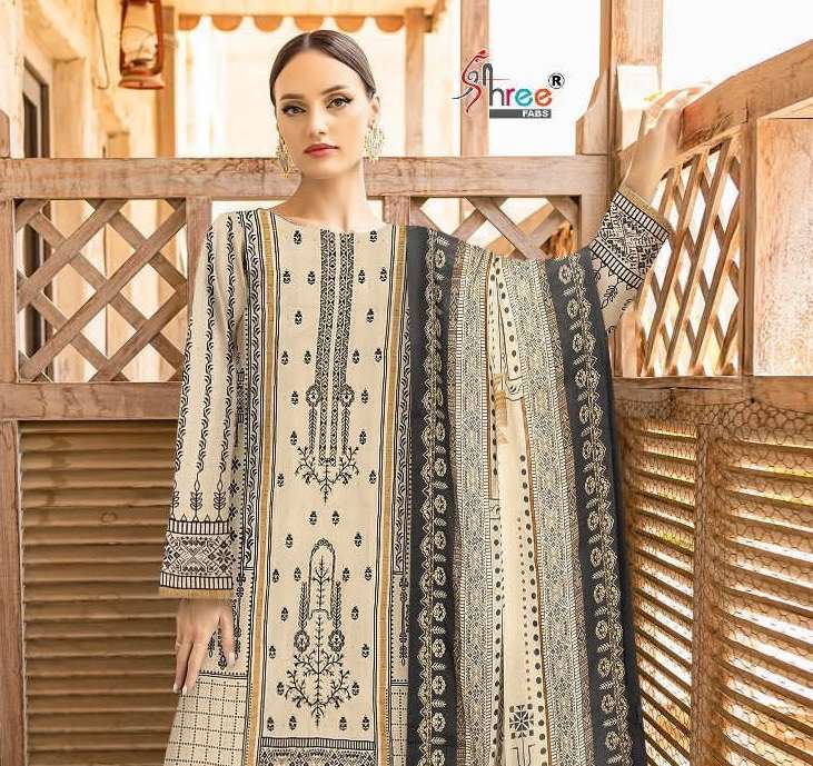 SHREE FABS BIN SAEED LAWN COLLECTION VOL 2 D NO 2533 & 2536 