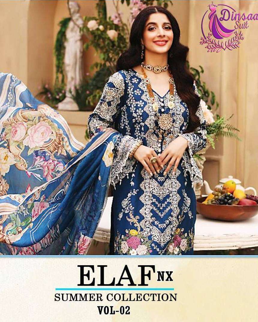 DINSAA SUIT ELAF SUMMER COLLECTION VOL 2 NX 