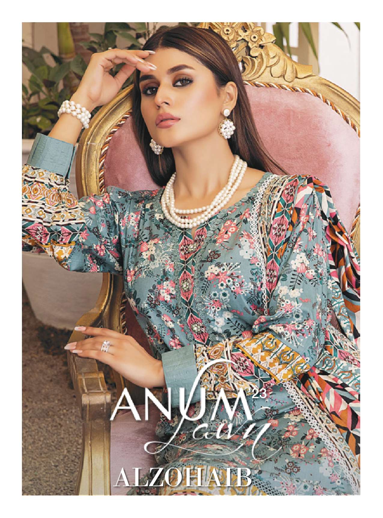 AL ZOHAIB TEXTILES ANUM LAWN COLLECTION 23