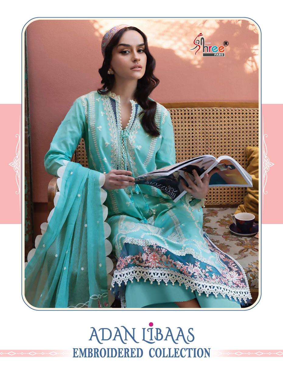 SHREE FABS ADAN LIBAAS EMBROIDERED COLLECTION