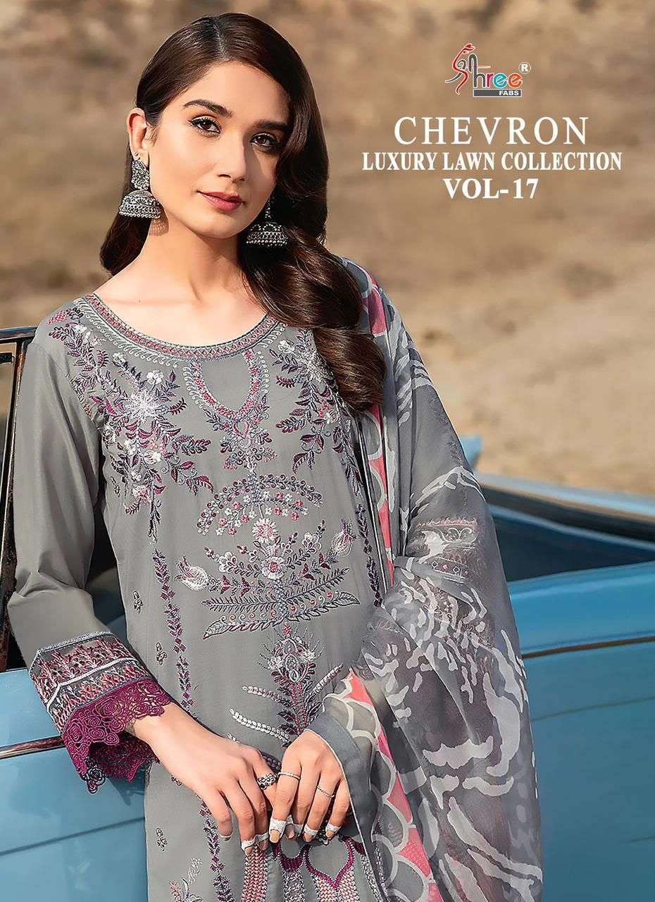 SHREE FABS CHEVRON LUXURY LAWN COLLECTION VOL 17