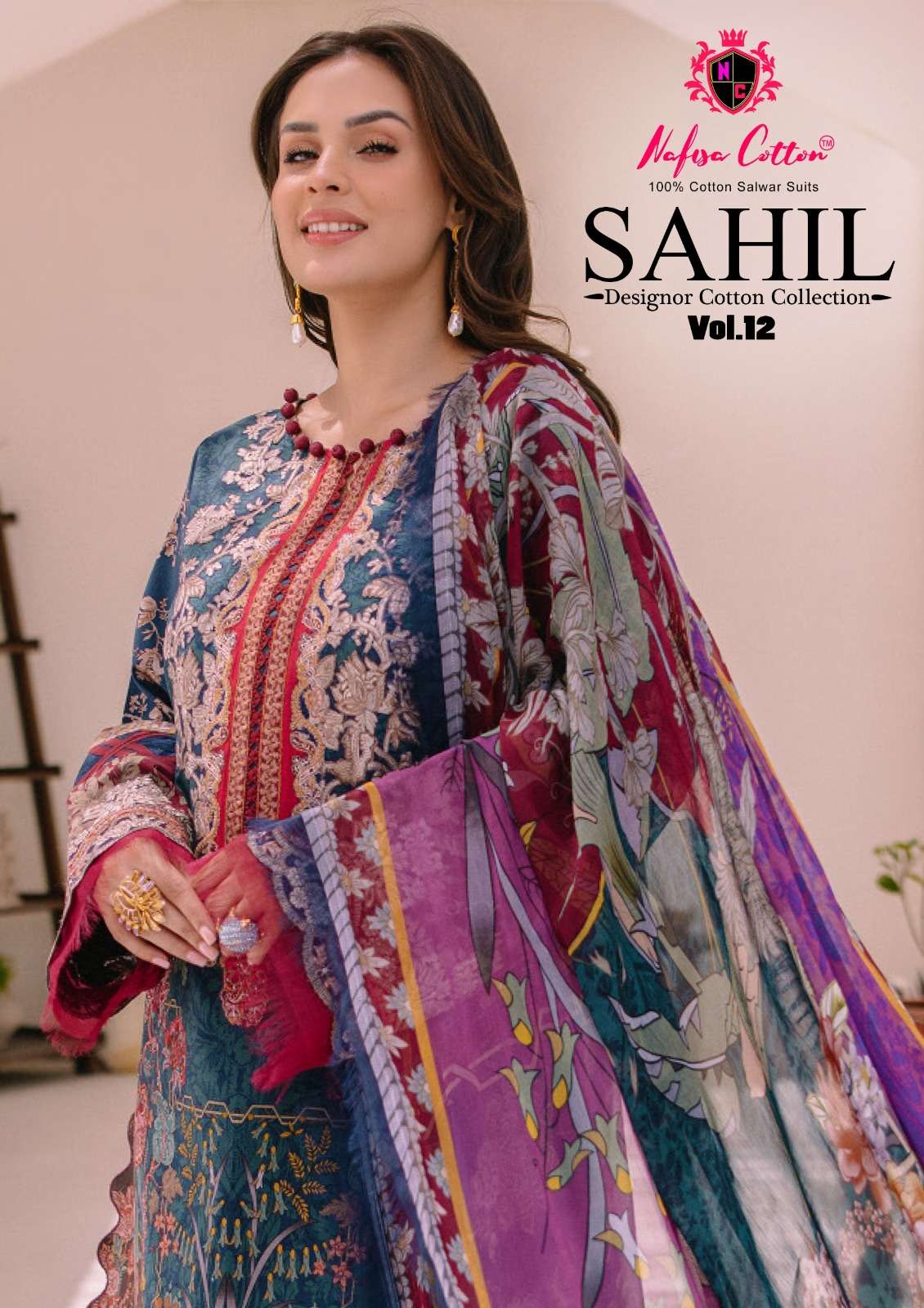 NAFISA COTTON SAHIL DESIGNER COTTON COLLECTION VOL 12