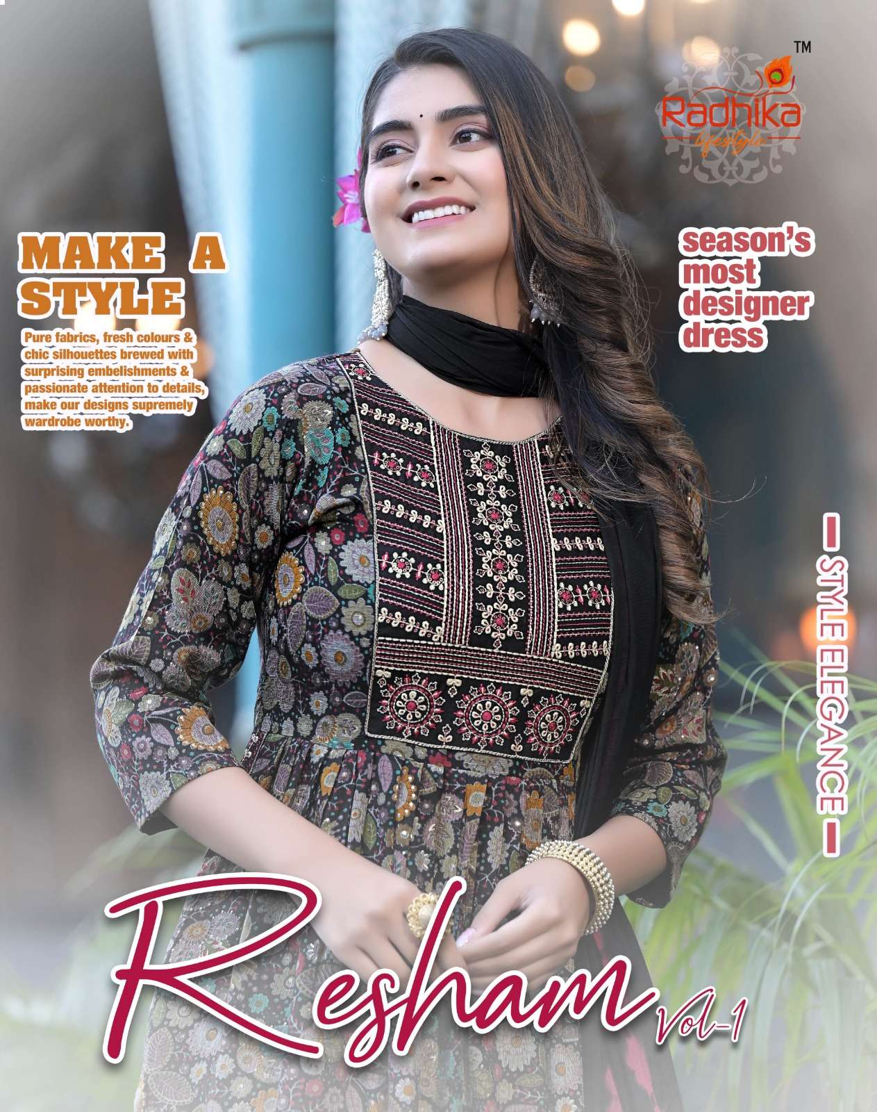 RADHIKA LIFESTYLE RESHAM VOL 1 