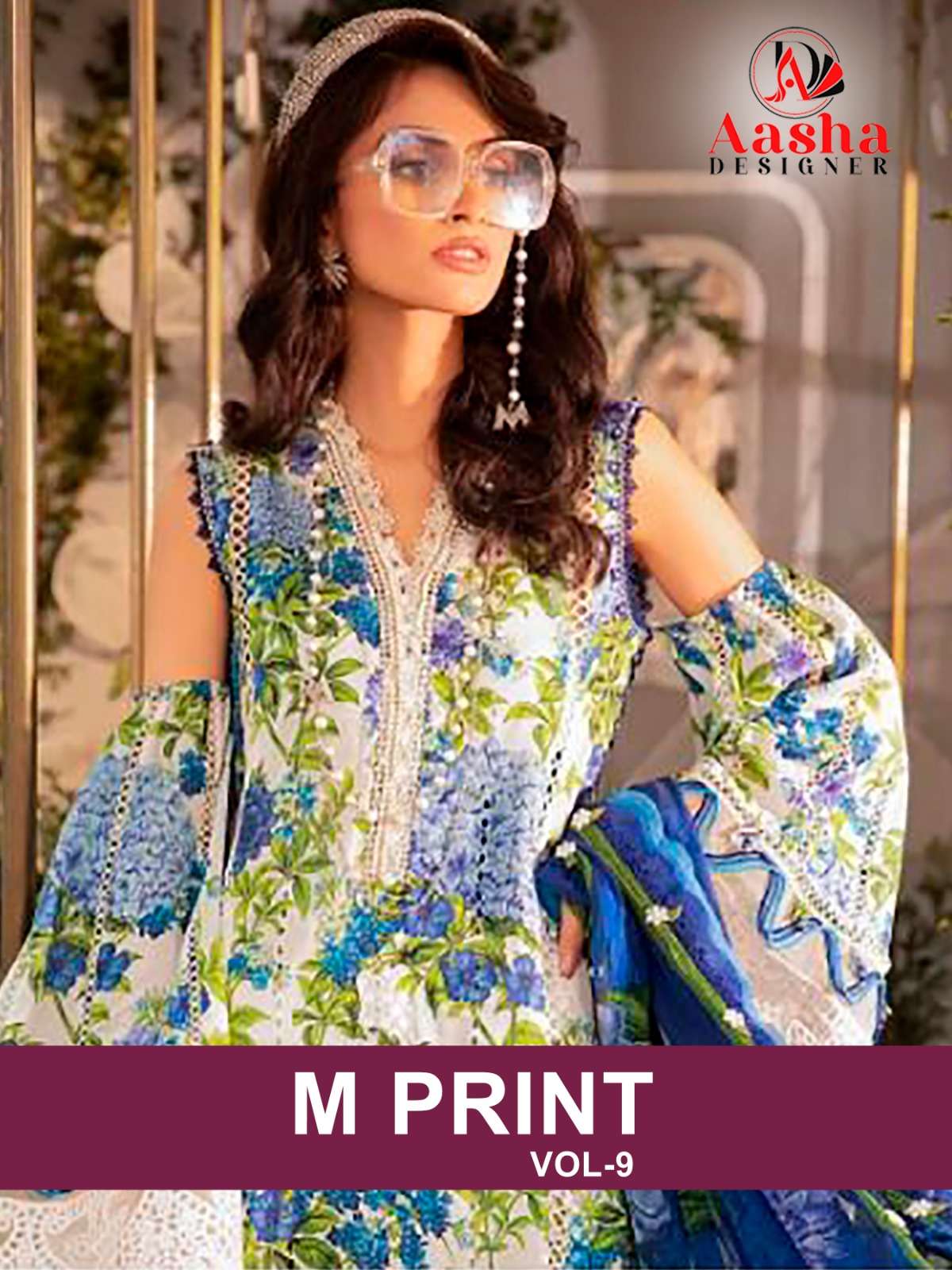 AASHA DESIGNER M PRINTS VOL 9 