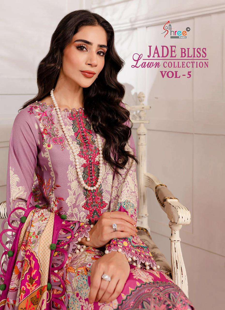SHREE FABS JADE BLISS LAWN COLLECTION VOL 5