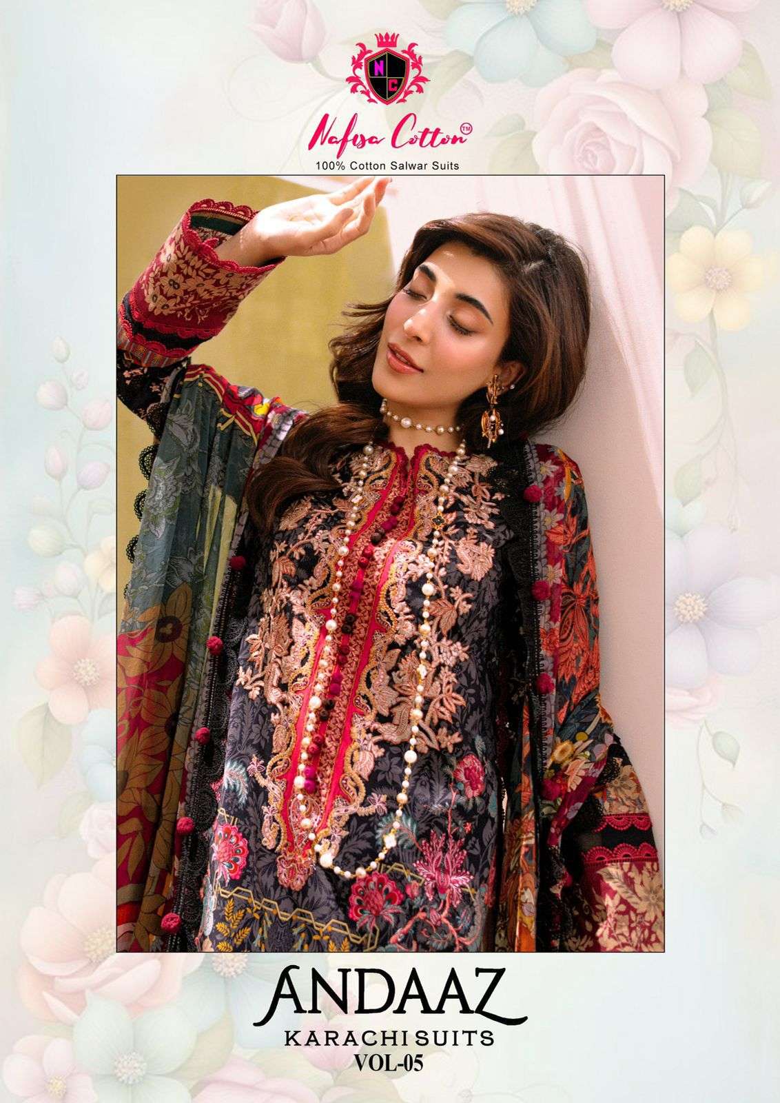 NAFISA COTTON ANDAAZ KARACHI SUITS VOL 5 