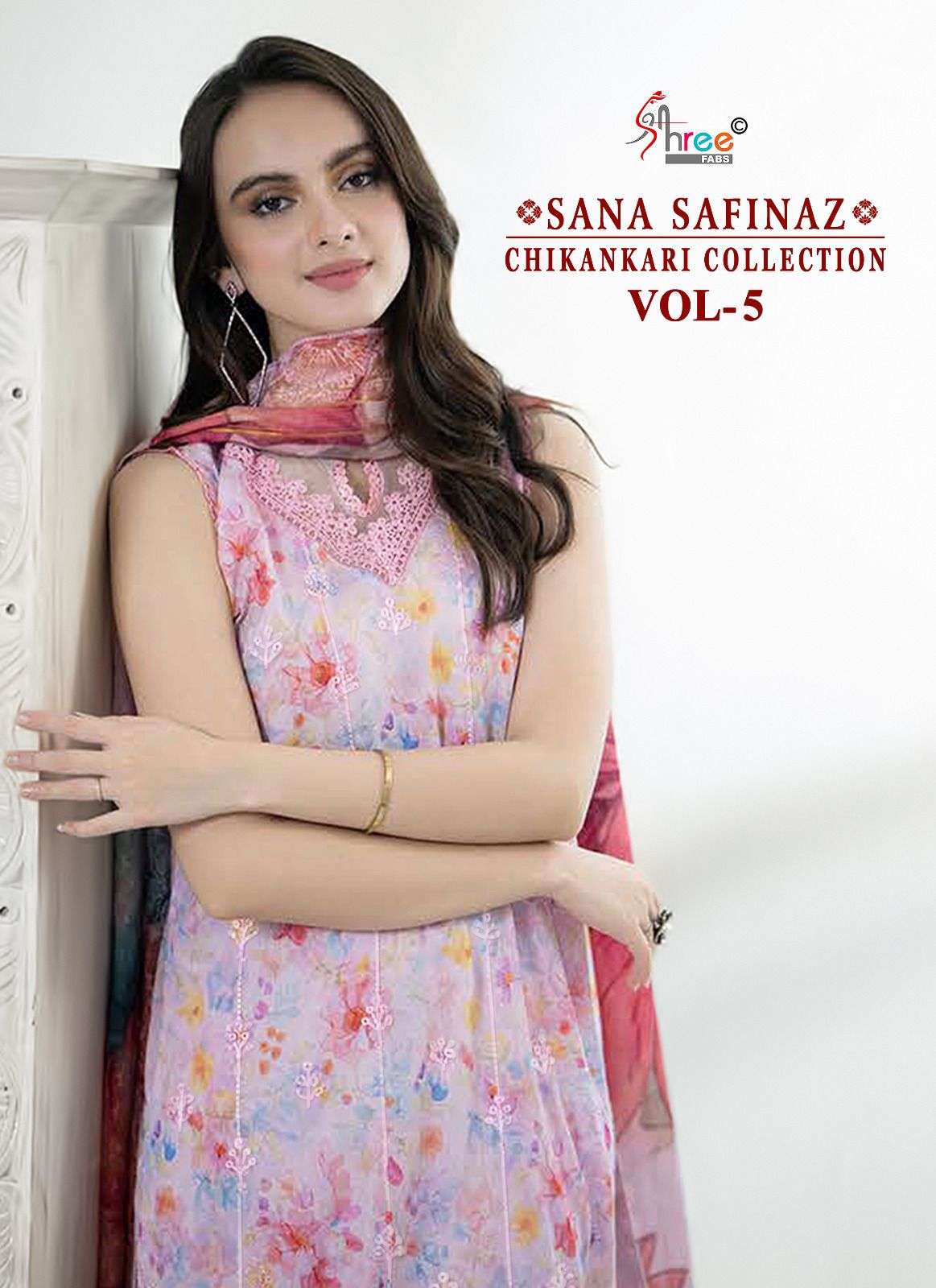 SHREE FABS SANA SAFINAZ CHIKANKARI COLLECTION VOL 5