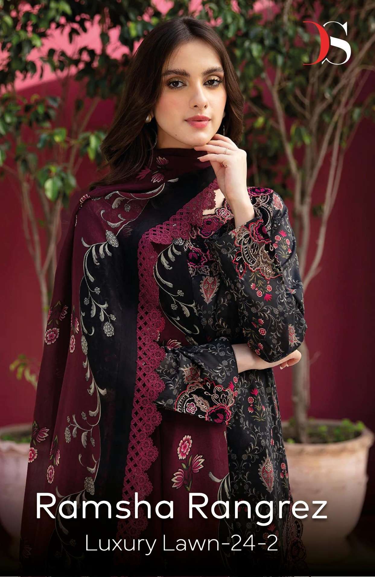 DEEPSY SUITS RAMSHA RUNGREZ LUXURY LAWN 24 VOL 2