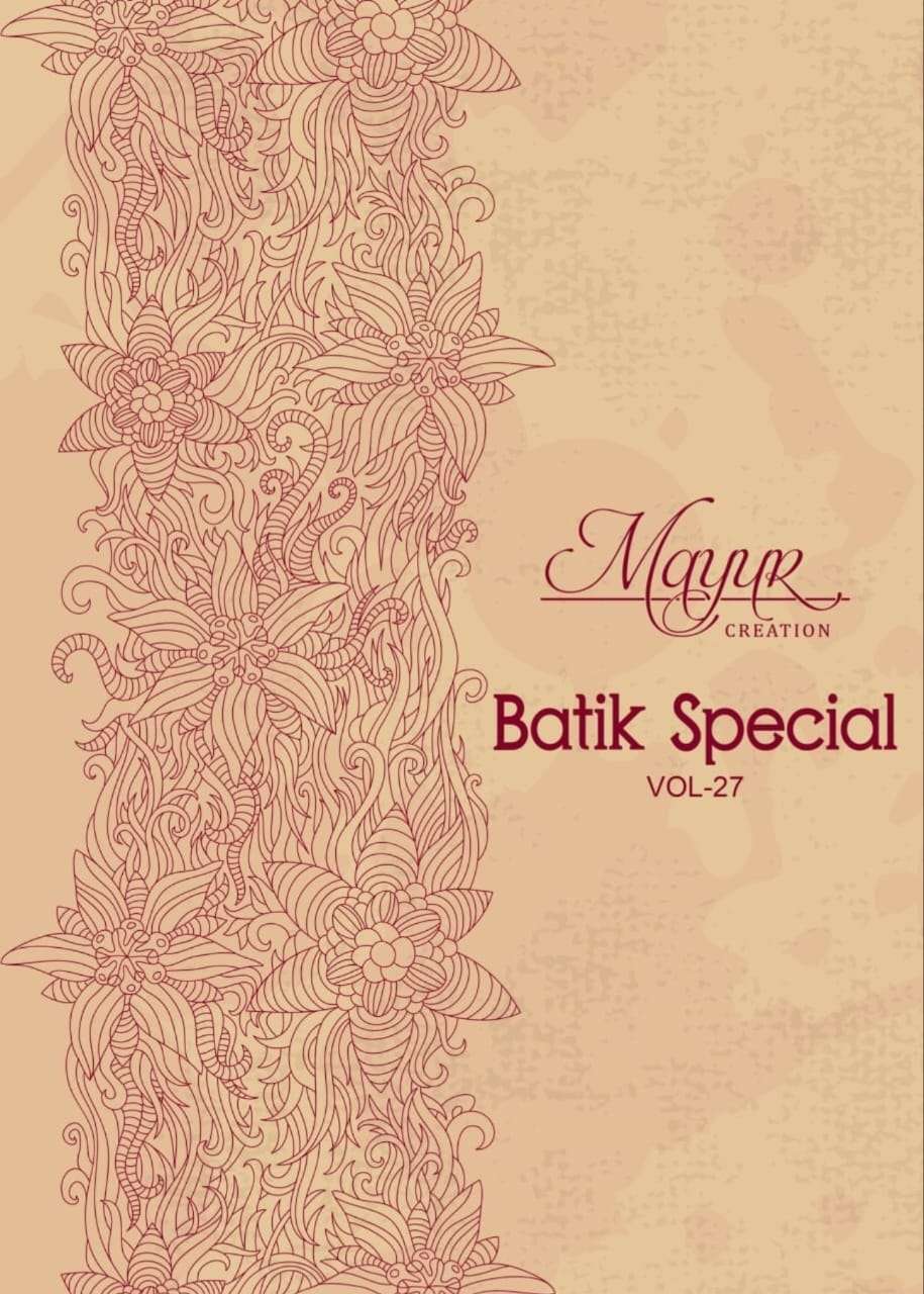 MAYUR CREATION BATIK SPECIAL VOL 27 