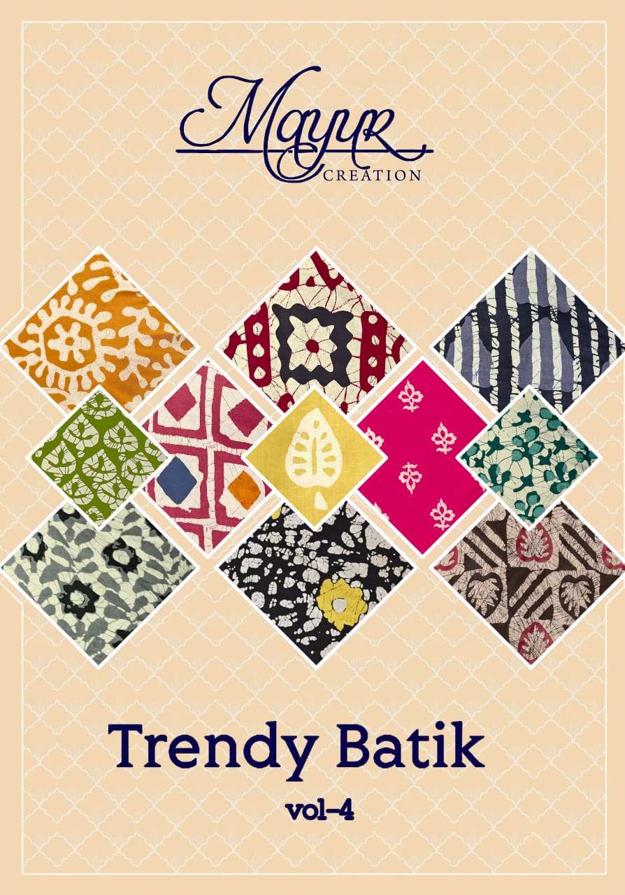 MAYUR CREATION TRENDY BATIK VOL 4 