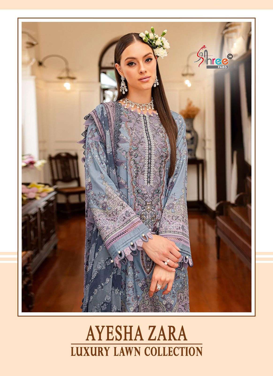 SHREE FABS AYESHA ZARA LUXURY LAWN COLLETION 