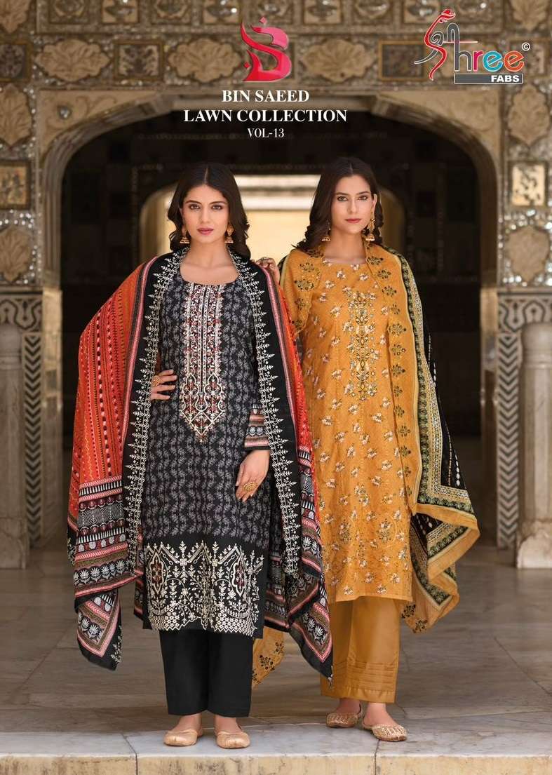 SHREE FABS BIN SAEED LAWN COLLECTION VOL 13