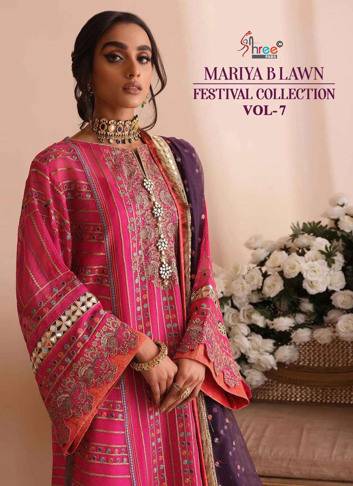 SHREE FABS MARIYA B LAWN FESTIVAL COLLECTION VOL 7