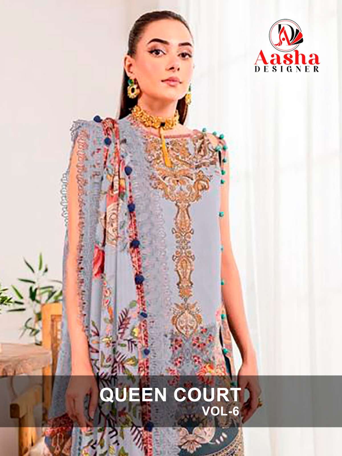 AASHA DESIGNER QUEENS COURTS VOL 6