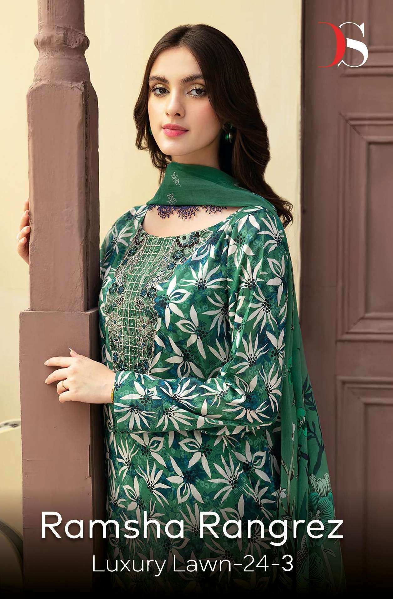 DEEPSY SUITS RAMSHA RUNGREZ LUXURY LAWN 24 VOL 3