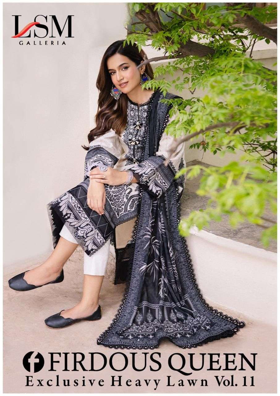 LSM GALLERIA FIRDOUS QUEEN LAWN VOL 11 READY MADE COLLECTION