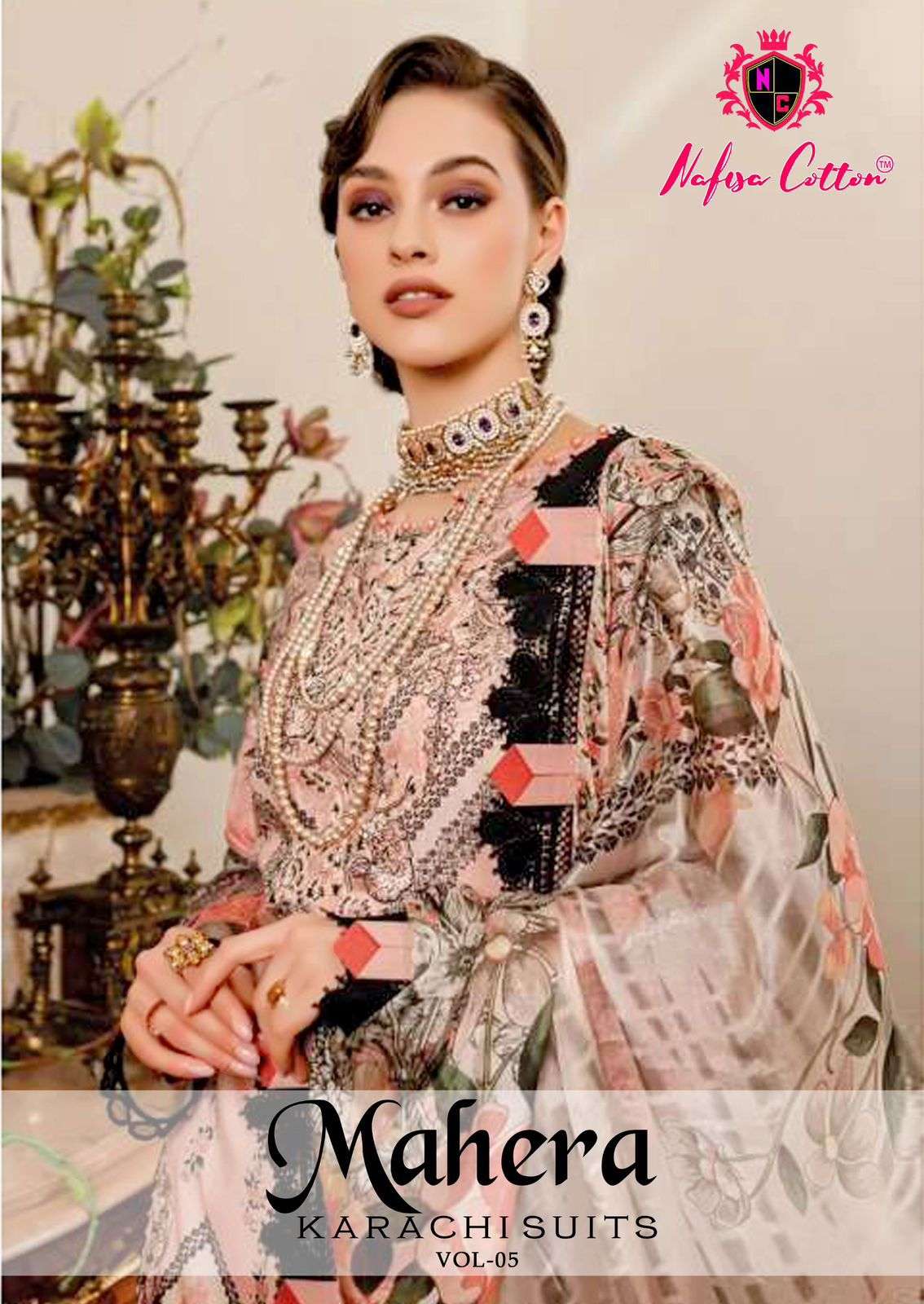 NAFISA COTTON MAHERA KARACHI SUITS VOL 5