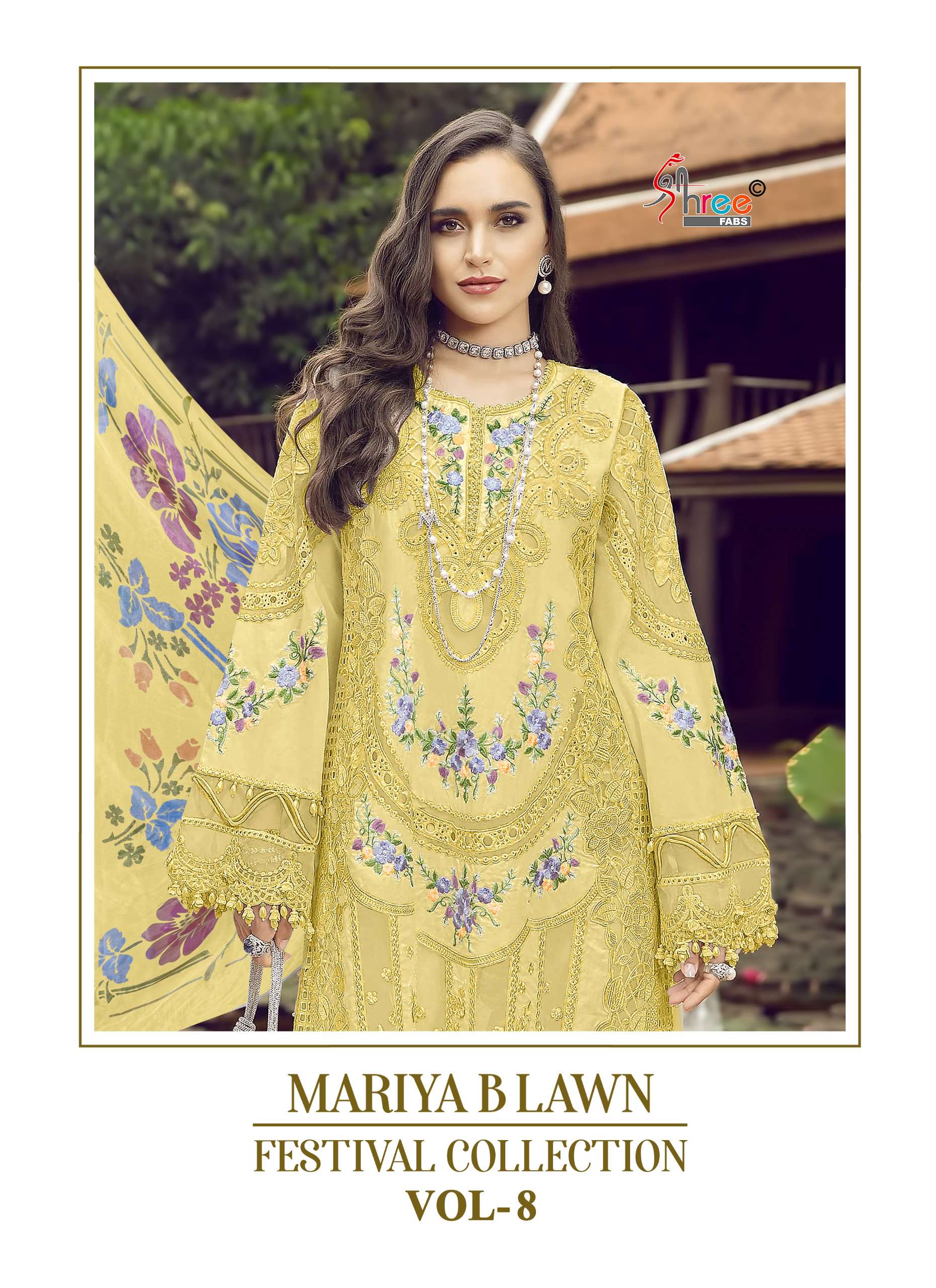 SHREE FABS MARIYA B LAWN FESTIVAL COLLECTION VOL 8