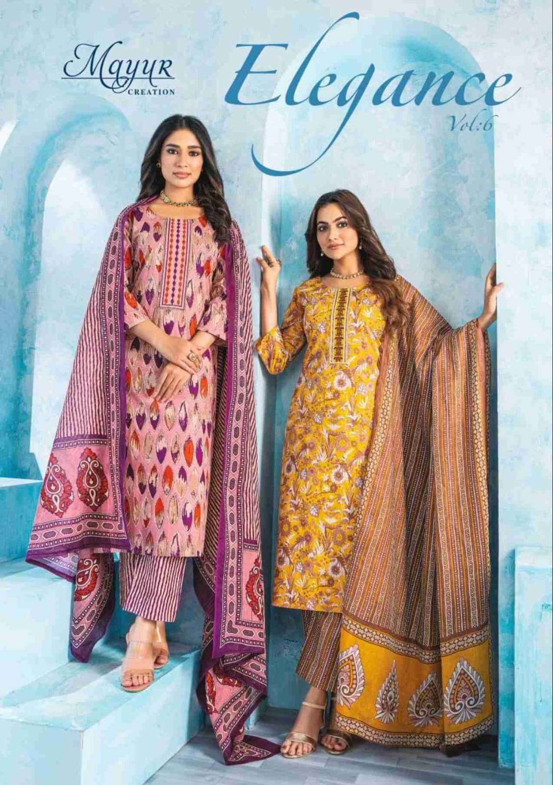 MAYUR CREATION ELEGANCE VOL 6 STITCHED COLLECTION	