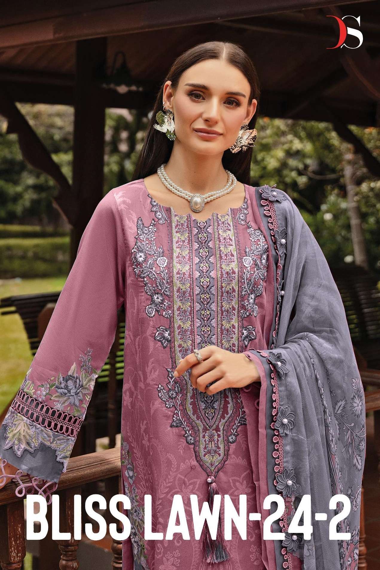 DEEPSY SUITS JADE BLISS LAWN 24 VOL 2 