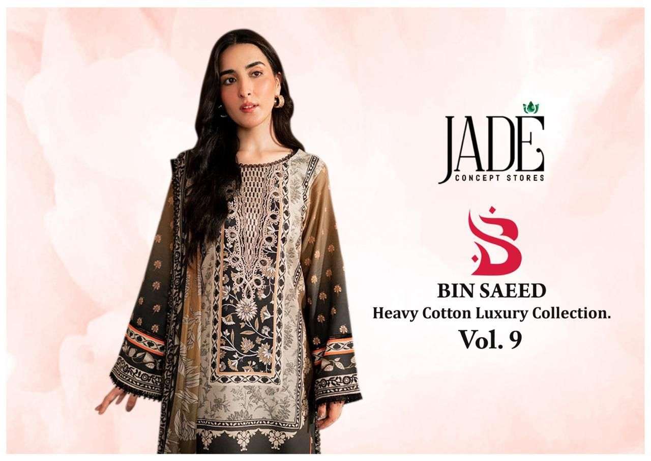 JADE BIN SAEED HEAVY COTTON LUXURY COLLECTION VOL 9