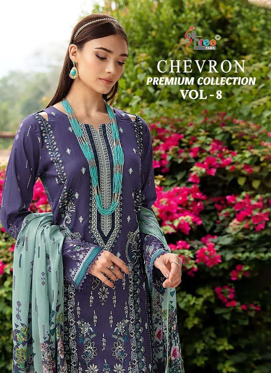 SHREE FABS CHEVRON PREMIUM COLLECTION VOL 8