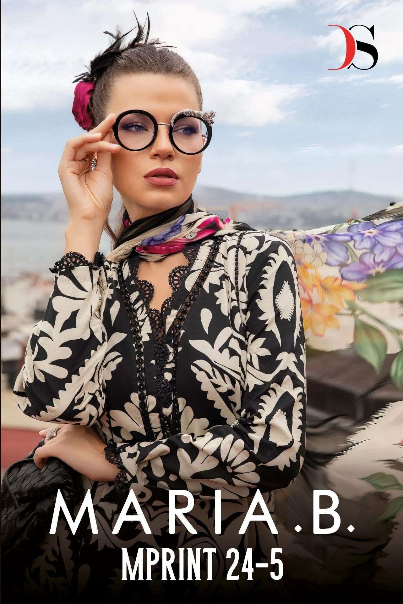 DEEPSY SUITS MARIA B M PRINT 24 VOL 5