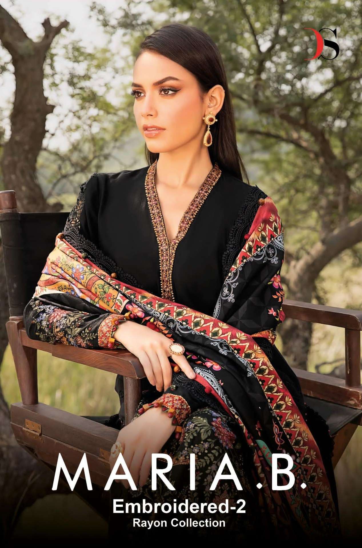 DEEPSY SUITS MARIA B EMBROIDERED VOL 2 RAYON COLLECTION