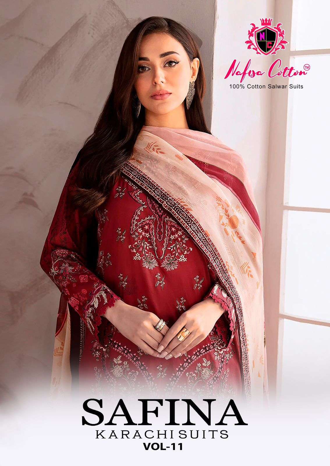 NAFISA COTTON SAFINA KARACHI SUITS VOL 11