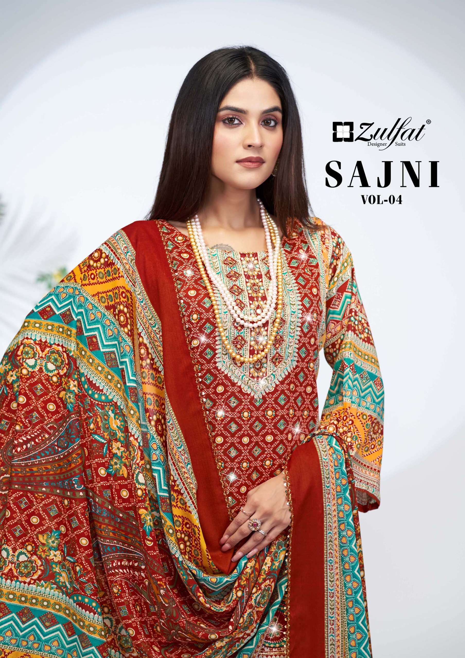 ZULFAT DESIGNER SUITS SAJNI VOL 4