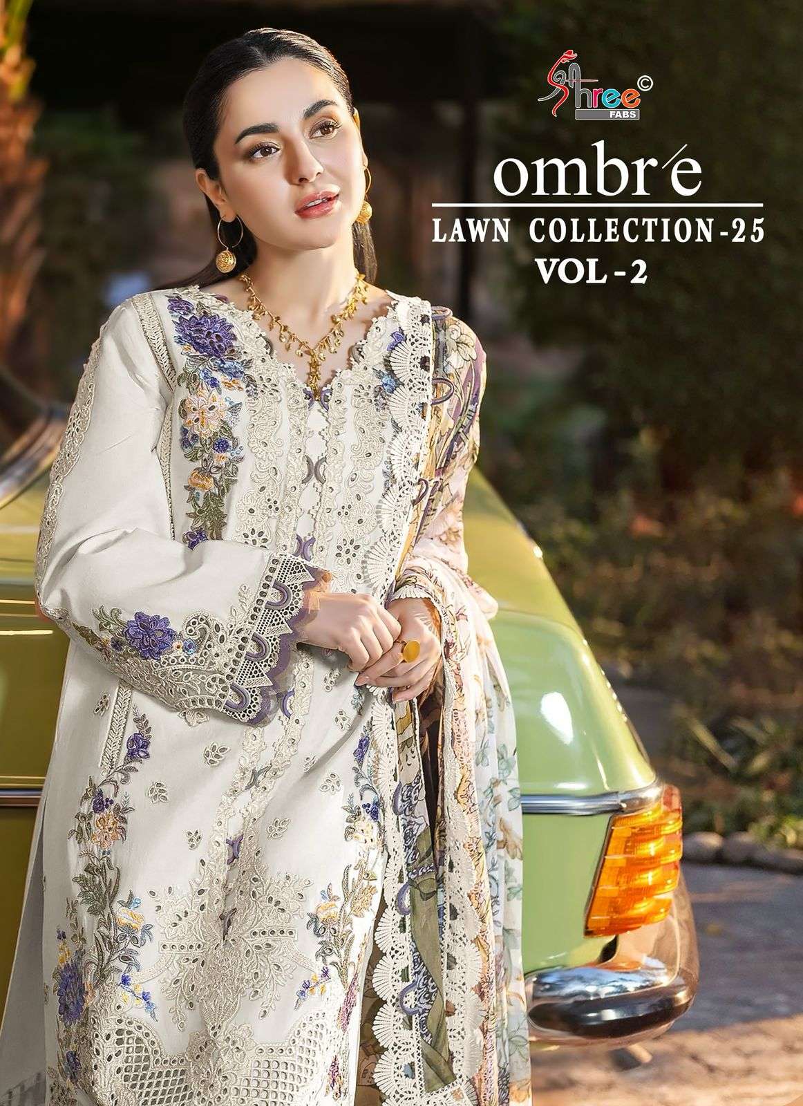 SHREE FABS OMBRE LAWN COLLECTION 25 VOL 2 