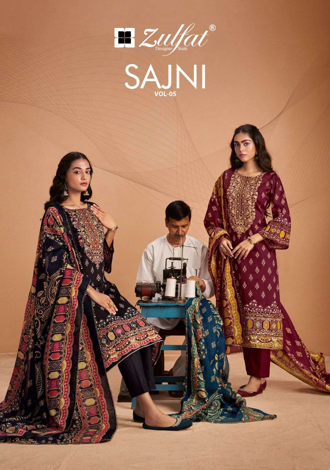 ZULFAT DESIGNER SUITS SAJNI VOL 5