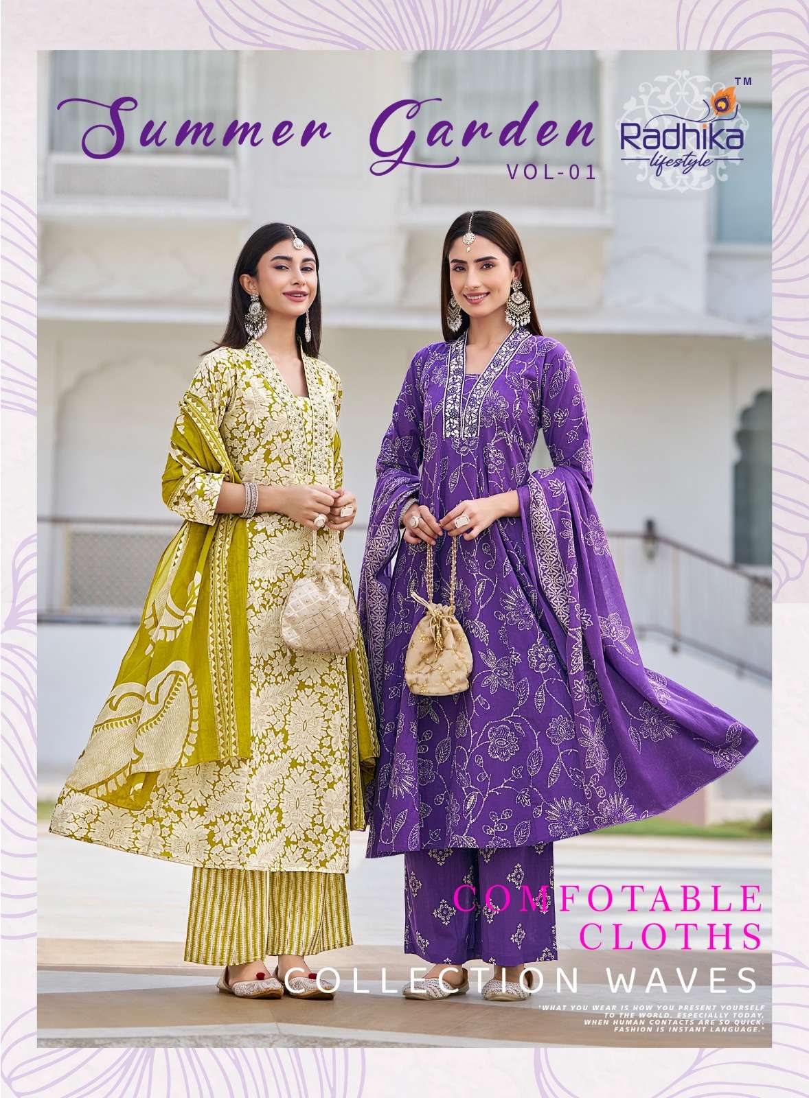 RADHIKA LIFE STYLE SUMMER GARDEN VOL 1 
