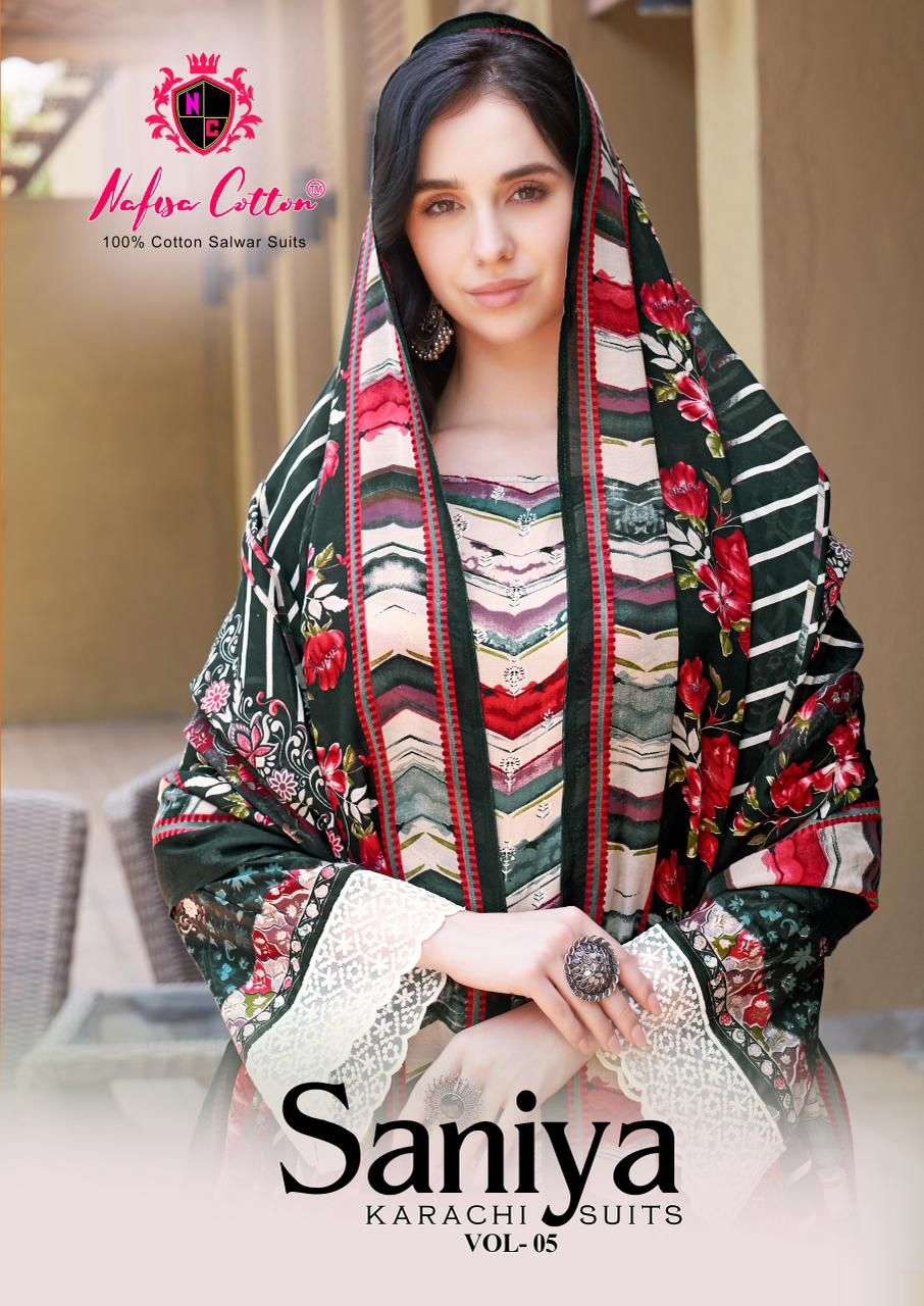 NAFISA COTTON SANIYA KARACHI SUITS VOL 5 