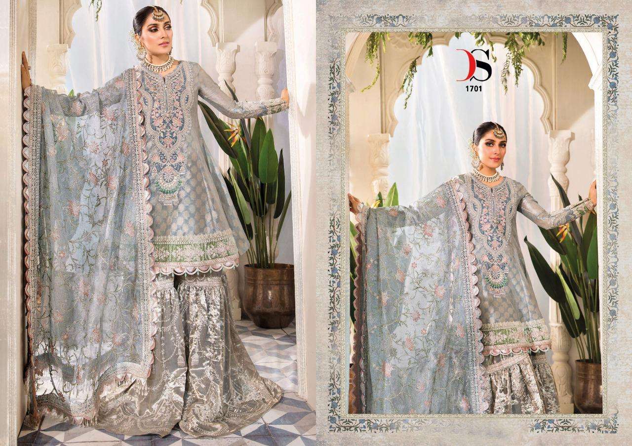 DEEPSY SUITS MARIA B EMBROIDERED 