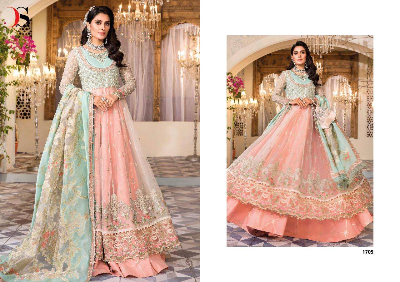 DEEPSY SUITS MARIA B EMBROIDERED 