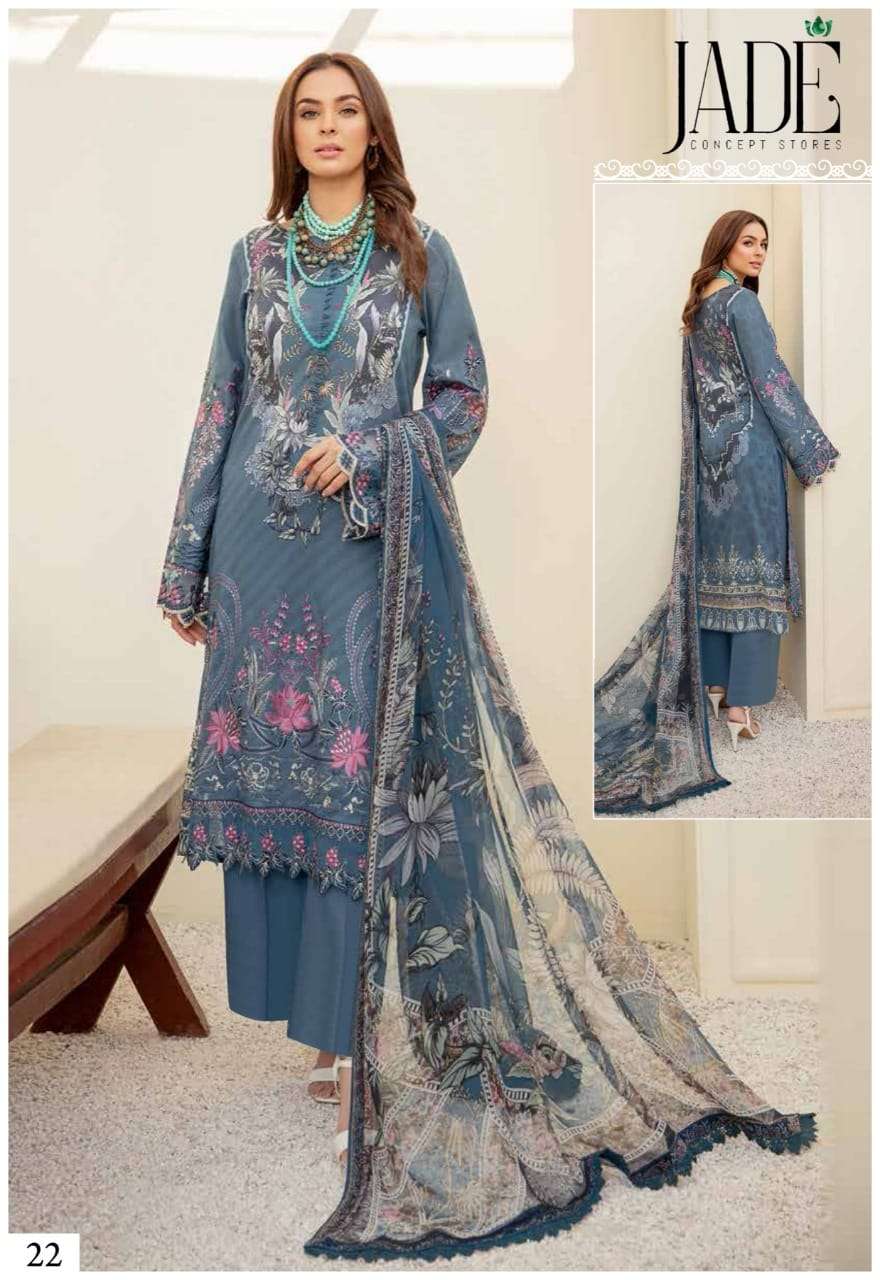 JADE FIRDOUS URBANE LUXURY FESTIVE LAWN COLLECTION VOL 3